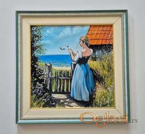 Ulje na lesonitu - Uzivanje u prirodi, prelepa slika!