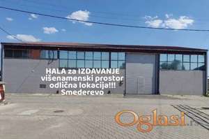 Hala za izdavanje-Smederevo