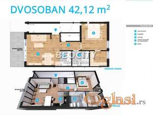 Novi Sad, Telep, Heroja Pinkija, 2.0, 42m2