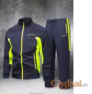 Men'S Casual Patchwork Athletic Suit Comfortable -  4 boje