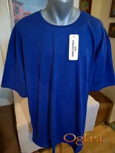 Nova muska pamucna majica Elephant u velikom broju 6XL Plava Novo