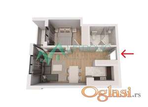 FANTASTIČAN POGLED – Dvosoban stan na Mišeluku (37m²) 