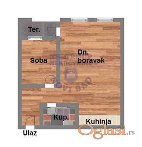 Dvosoban stan od 42m2, Telep