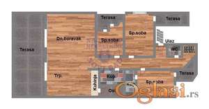 Izgradnja - Telep - 105m2 - sa PDV-om
