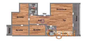 Odličan troiposoban stan u izgradnji!