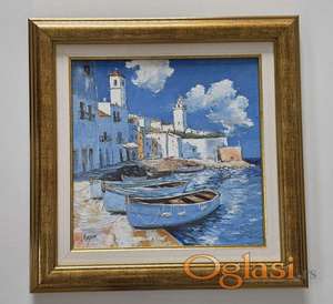 Ulje na platnu - Plavi zaliv, prelepa slika!