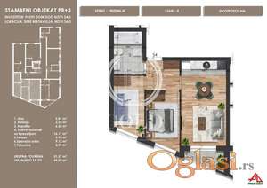 NA PRODAJU - DVOIPOSOBAN STAN NA MIRNOJ LOKACIJI - 51.50m2 Prodaja  Stanova  NOVI SAD  Novi Sad  Telep