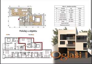 Stan NOVI SAD,TELEP,kv: 53.86, € 146500, ID: 1019209