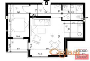 TELEP, 39m2, Jednoiposoban sa pdv