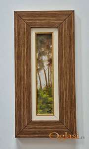 Ulje na platnu - Suma. Minijatura