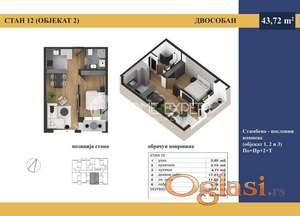 NOVI SAD - ADICE - 43.72 m2