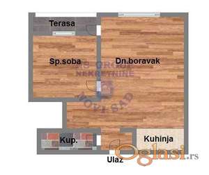 Komforan dvosoban stan na Detelinari 44m2