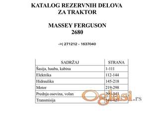 Massey Ferguson 2680 - Katalog delova