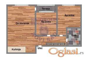 62m2 Adice izgradnja trosoban stan