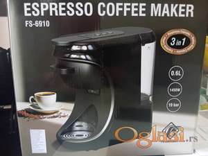 Espresso FISHER Germany 3 u 1 GARANCIJA 25 meseci