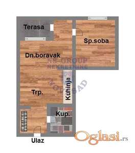 Odličan jednoiposoban stan u izgradnji!