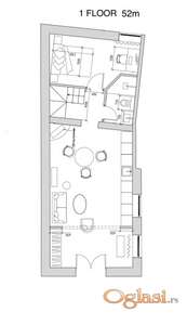 Luksuzni dupleks u zgradi XIX veka — centar Novog Sada