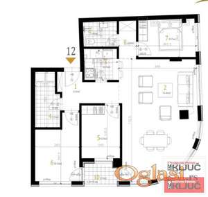 PETROVARADIN, 84m2, Četvorosoban sa pdv