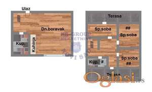 Odličan duplex stan u izgradnji u Veterniku