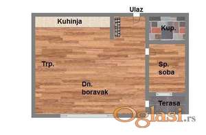 Odličan jednoiposoban stan u izgradnji