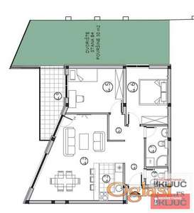 SREMSKA KAMENICA, 72m2 plus dvorište 30m2, Trosoban sa pdv