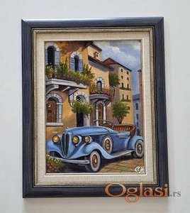 Ulje na platnu - Nostalgija, prelepa slika!