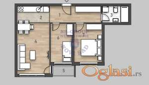 Trosoban stan u izgradnji!