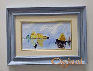 Ulje na platnu - Pogled na Veneciju, prelepo!