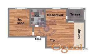 Odlican dvosoban u NOVOJ zgradi!