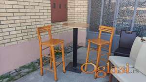 Barski sto i dve sank stolice(moze prodaja i odvojeno)