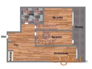 Stan u izgradnji na Petrovaradinu, 62m2