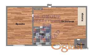 Dvosoban stan na Telepu sa PDV-om