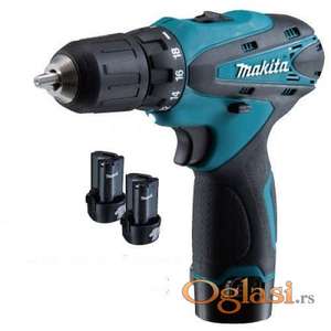 Bušilica MAKITA aku sa dve baterije
