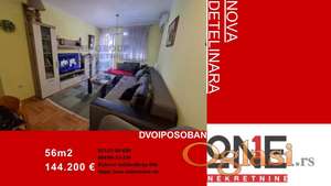 Dvoiposoban stan, odličnog rasporeda na lepoj lokaciji u blizini svega potrebnog za život.