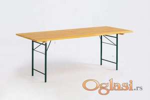 SKLOPIVI STOLOVI od drveta - iz DOMAĆE proizvodnje