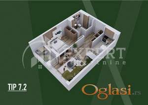 Dvosoban stan u luksuznom stambeno-poslovnom kompleksu