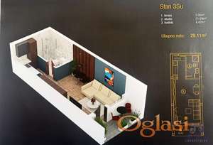 Stan PETROVARADIN,ALIBEGOVAC,kv: 29, € 43450, ID: 1019364