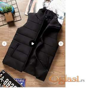Men's Winter Vest, Lightweight Padding Puffer Vest