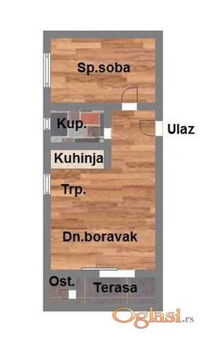 Jednoiposoban stan u izgradnji na Klisi!