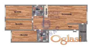 Troiposoban 74m2 Veternik