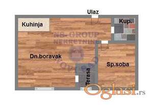 Dvosoban 39m2 Bulevar oslobođenja