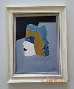 Ulje na platnu - Tri maske