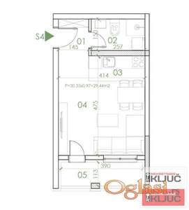 TELEP, 30m2, Garsonjera sa pdv, Izgradnja
