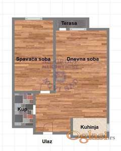 Dvosoban stan - 42 m2 -izgradnja