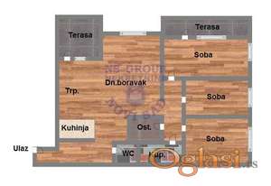 Četvorosoban 113m2 Centar