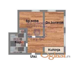 Dvosoban, 40m2 Futog