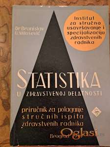 Dr Branislav U. Milošević, Statistika u zdravstveno delatnosti. Cena: 300 dinara.