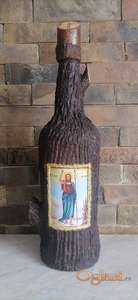 Sveti Jovan Krstitelj, ukrasna slavska flasa
