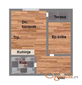 Dvosoban stan u izgradnji na Adicama