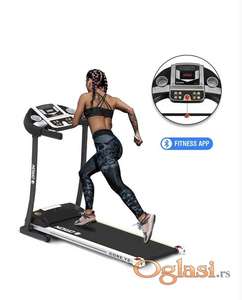 Traka za trčanje i hodanje Core Y2, 10 km, 1.25 KS, Crna